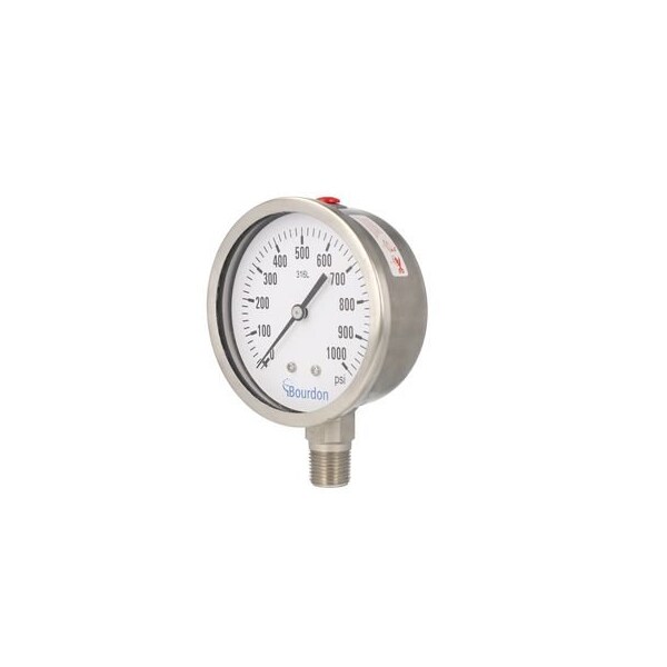 4 in. 0/1000PSI 1/2 in.NPT LM